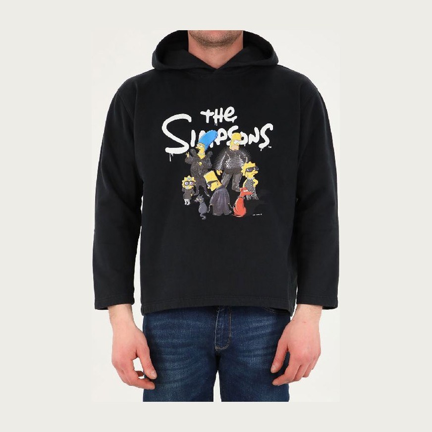 Balenciaga SS22 Hoodie Black