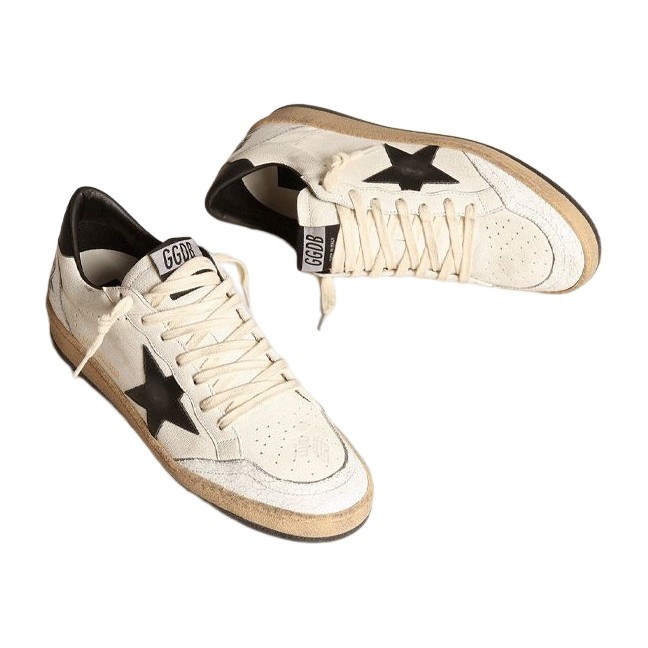Golden Goose Ball Star White Black