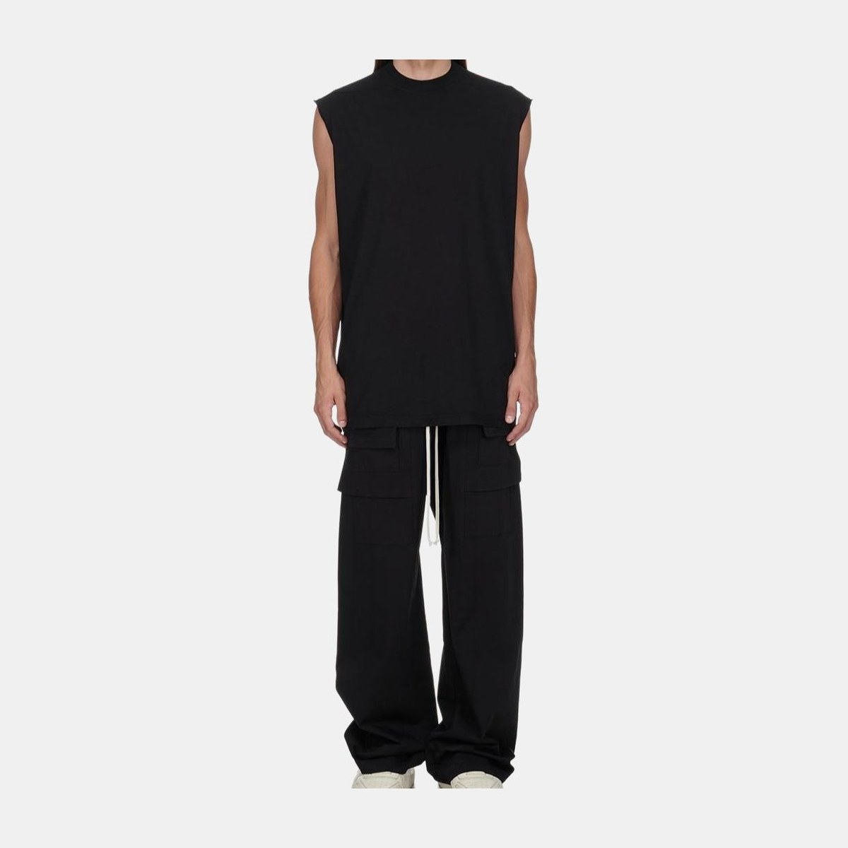 Rick Owens DRKSHDW FW24 Loose Sweatpants Black