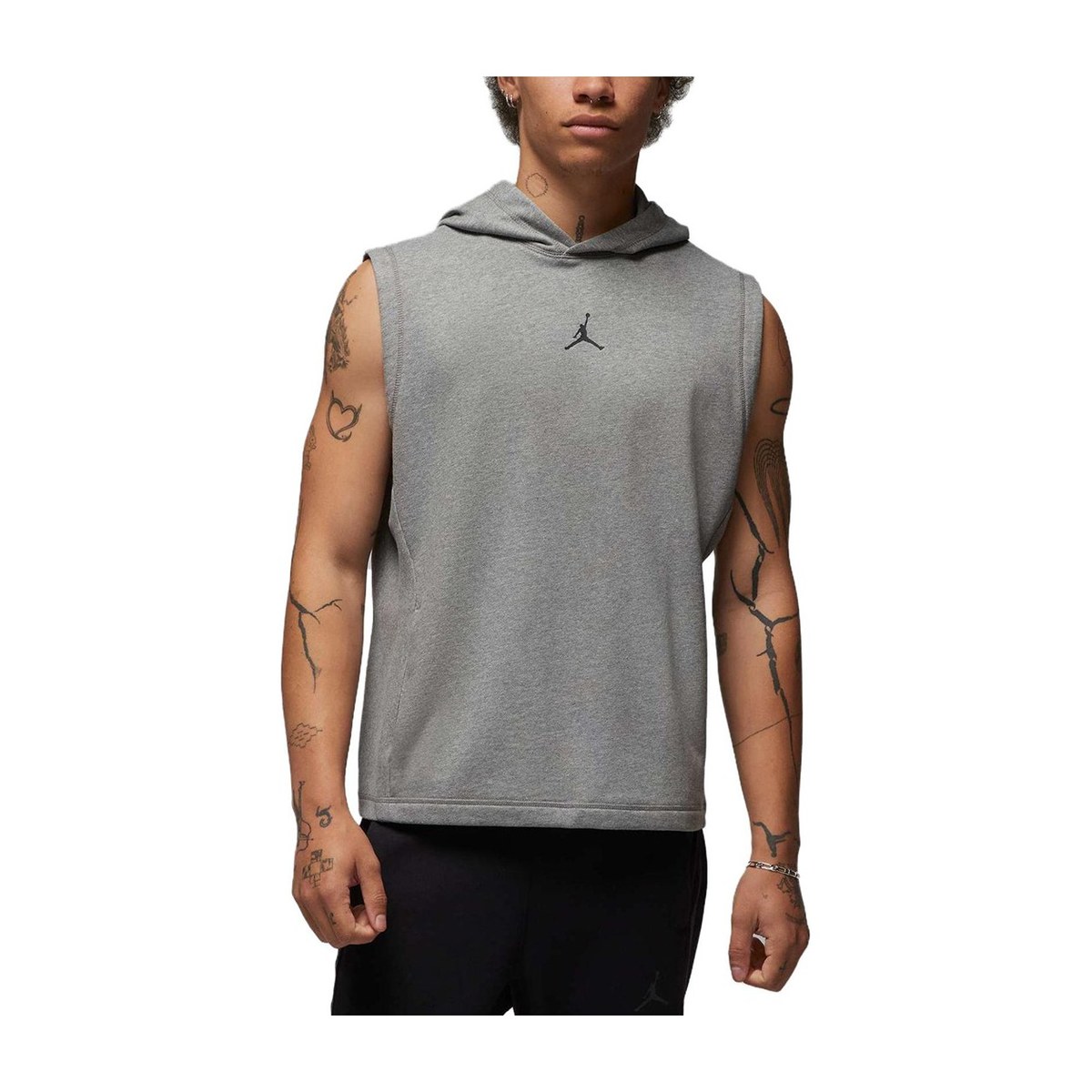 Jordan Carbon Grey Hoodie Vest