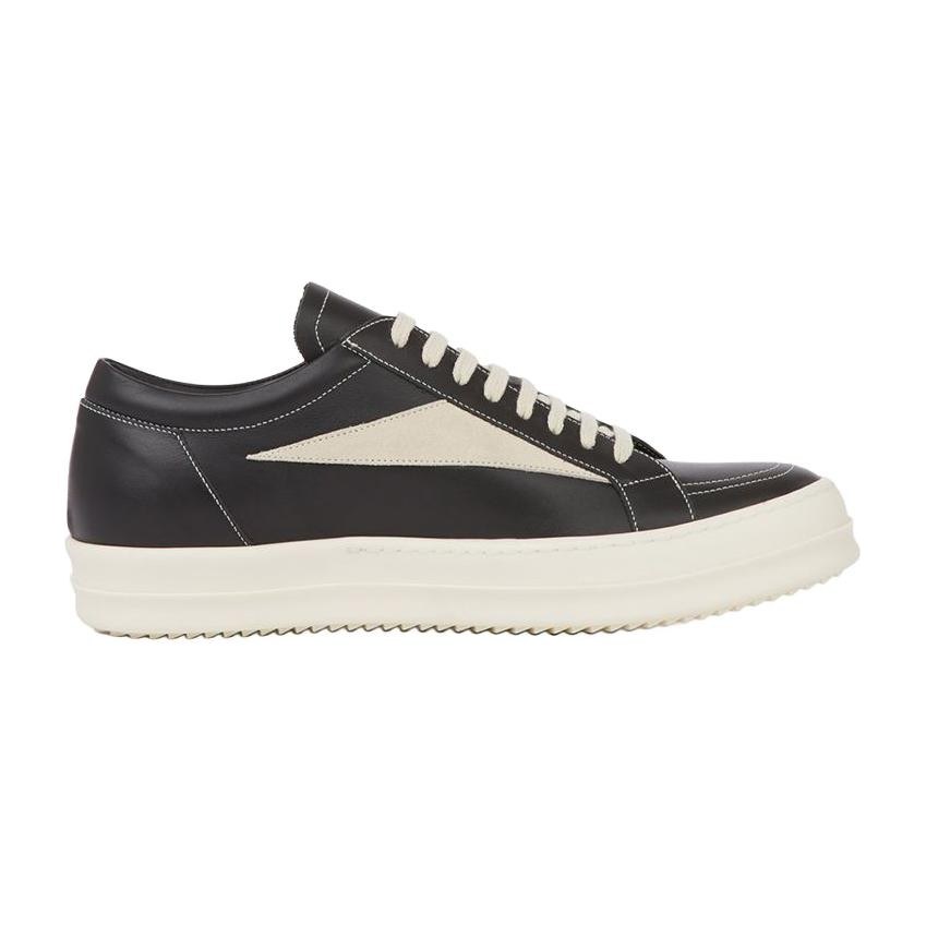 Rick Owens Low-Top Black White
