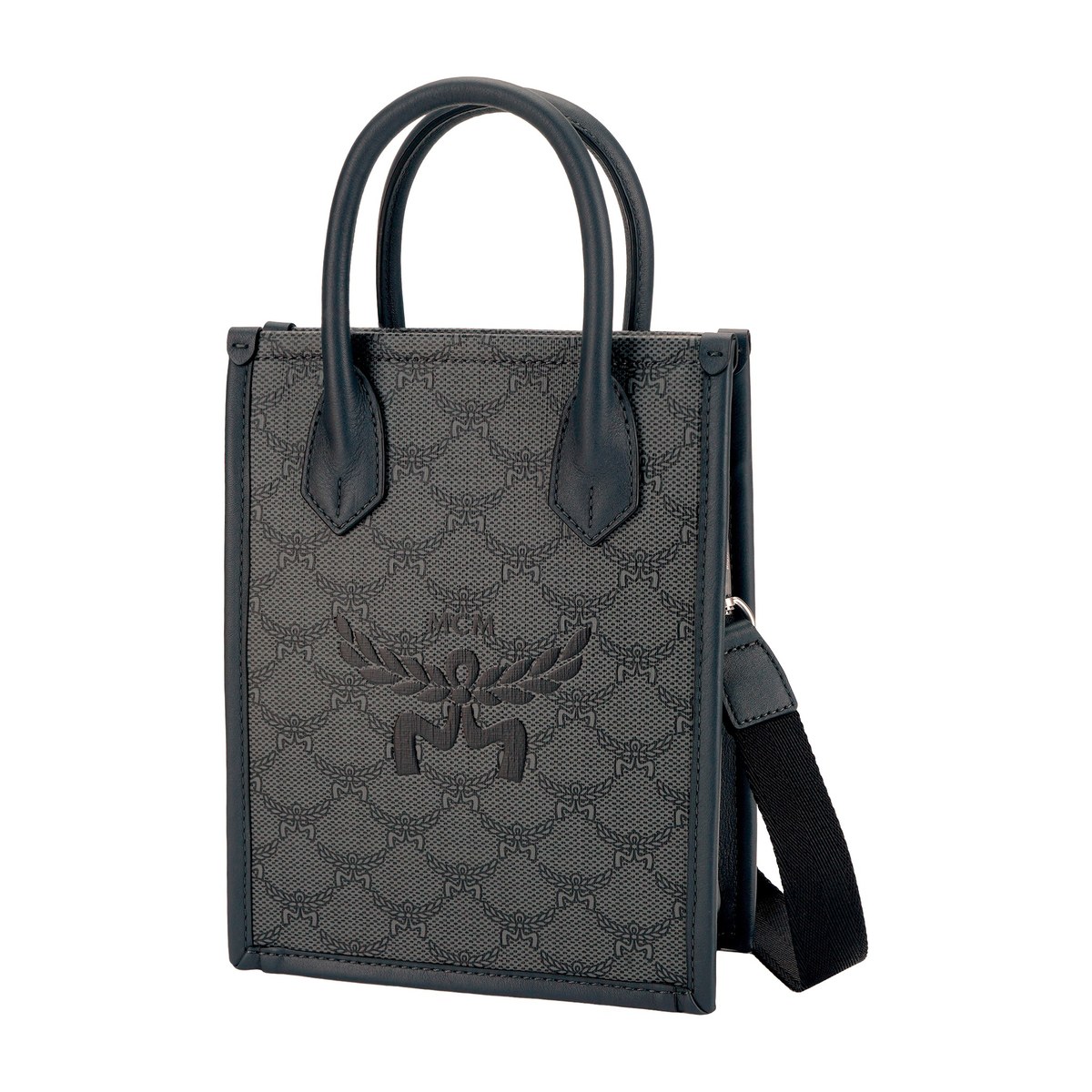 MCM Himmel Lauretus AW24 Tote Bag Deep Grey