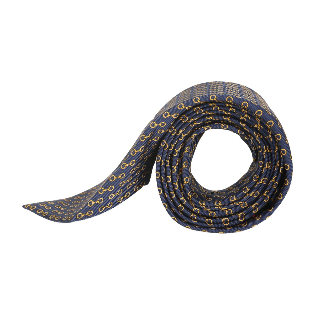 GUCCI Jacquard Tie Blue