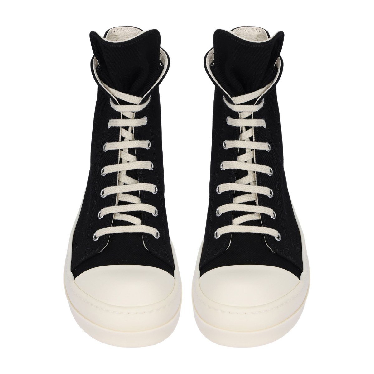 Rick Owens High-Top Sneakers Black