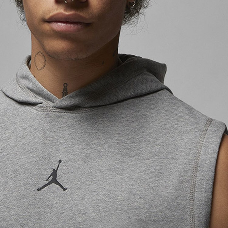 Jordan Carbon Grey Hoodie Vest
