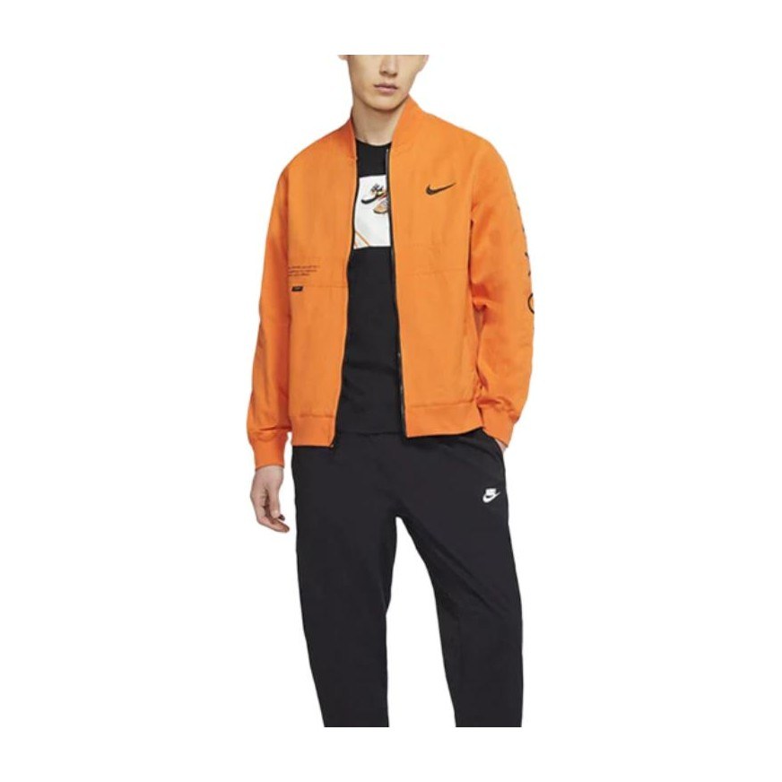 Nike Sportswear Swoosh Orange Jacket
