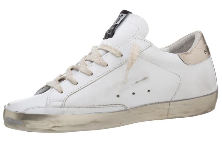 Golden Goose Super-Star White Gold