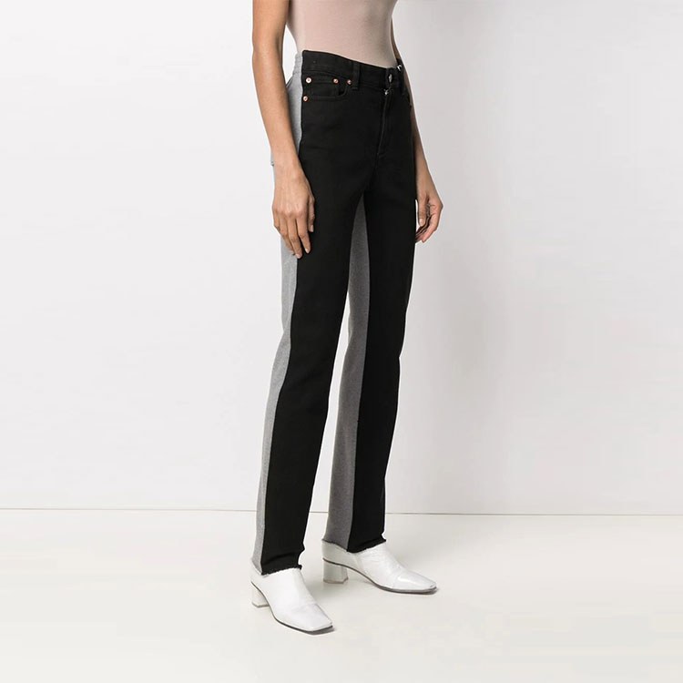 MM6 Maison Margiela FW21 Patchwork Slim Pants Black