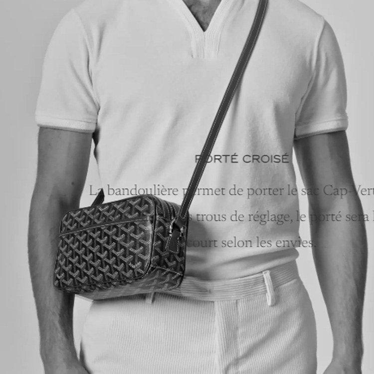 GOYARD Cap-Vert Messenger Bag Small Green Khaki