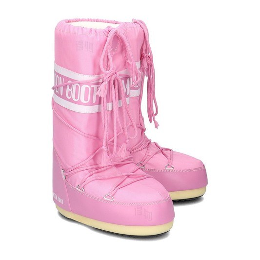 Moon Boot Fashion Mid Snow Boots Pink