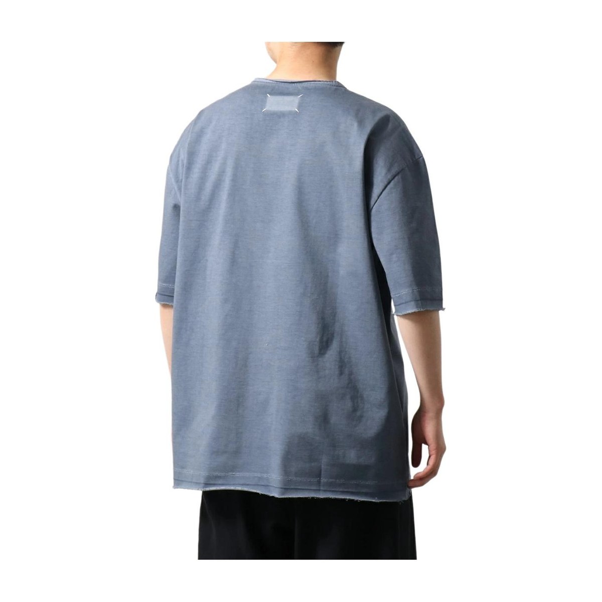 Maison Margiela SS22 Logo T-Shirt Blue