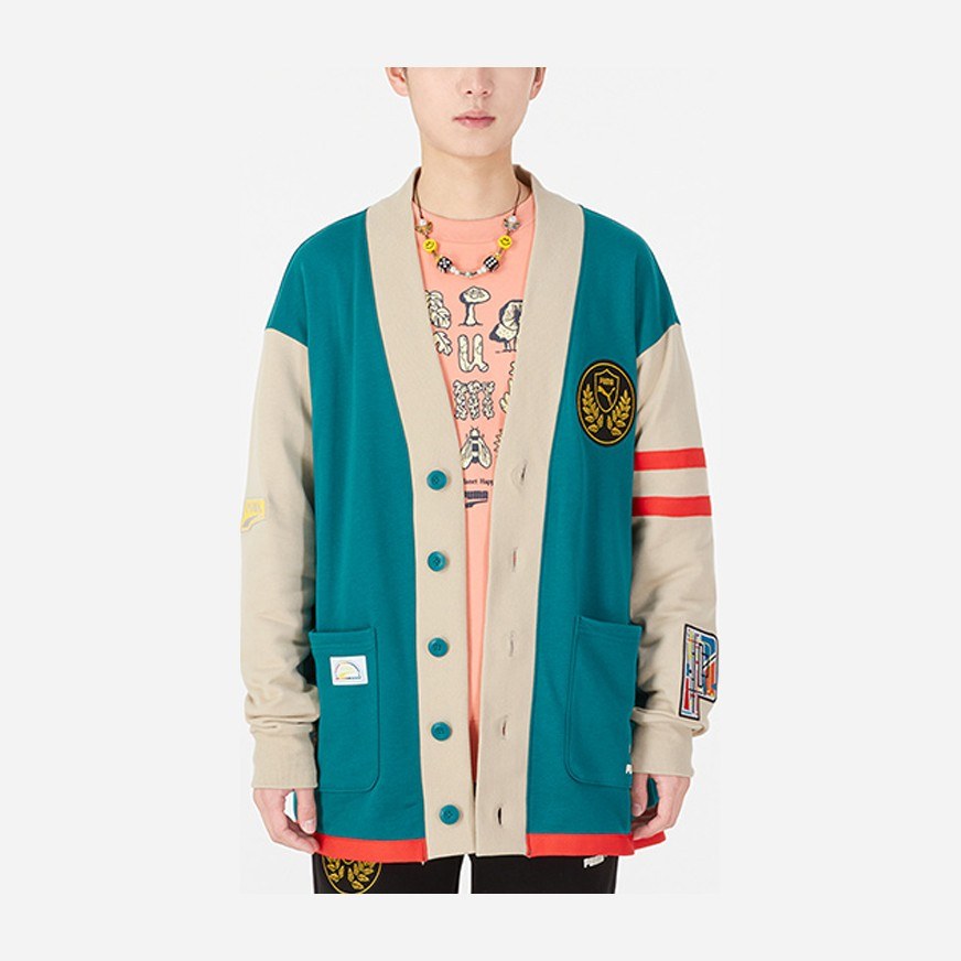 Puma Mix Badge Long Cardigan
