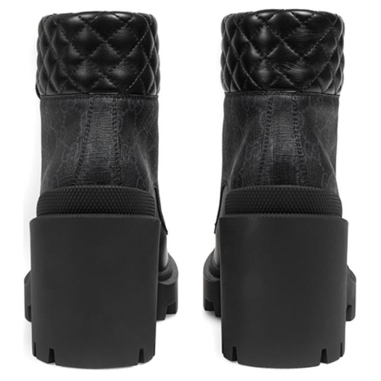 Gucci GG Fashion Ankle Boots Black