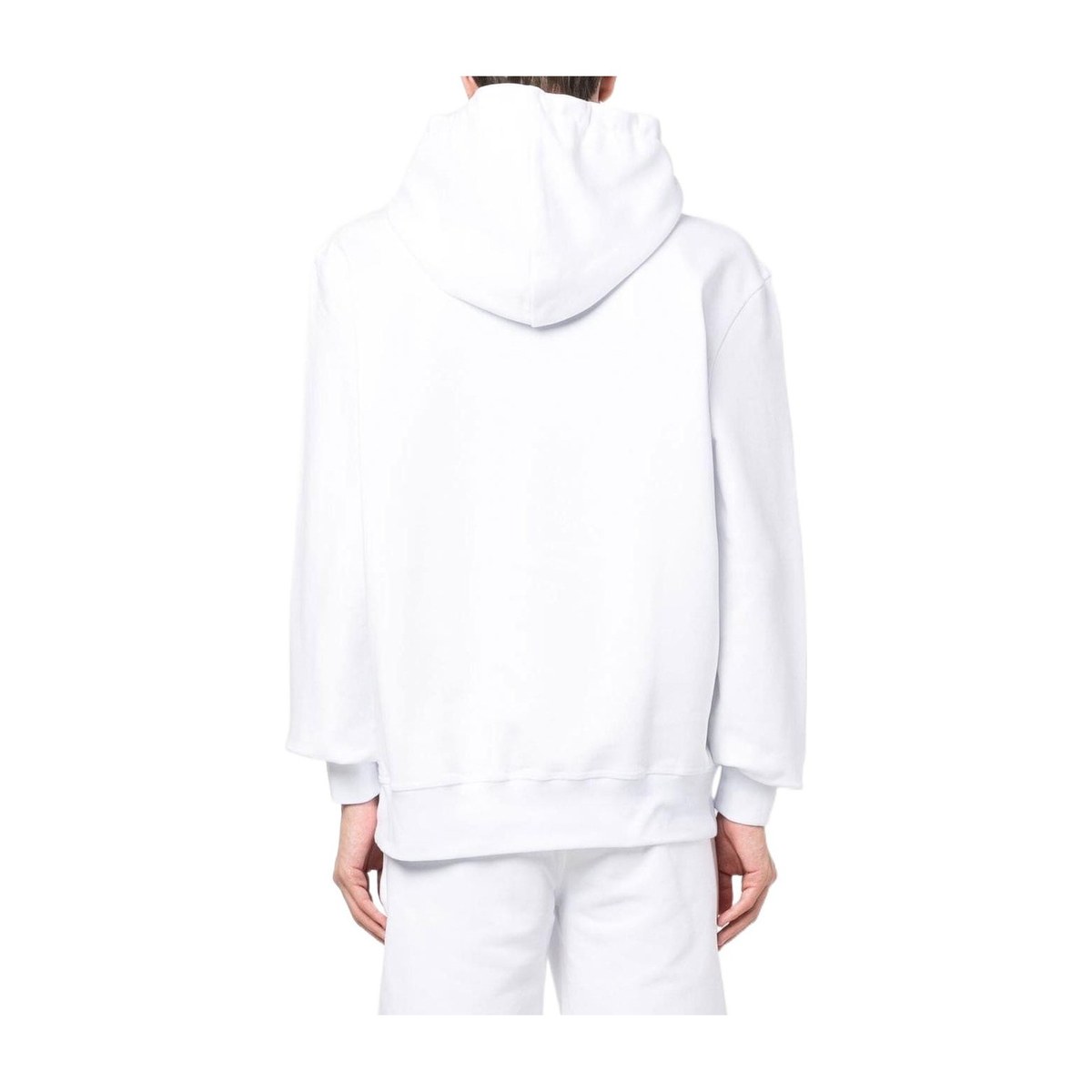 Alexander McQueen FW22 Graffiti Logo Hoodie White