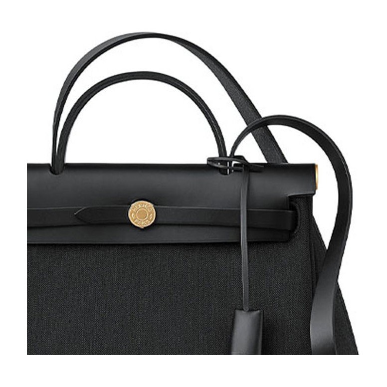 Hermes Herbag Zip 31 Black