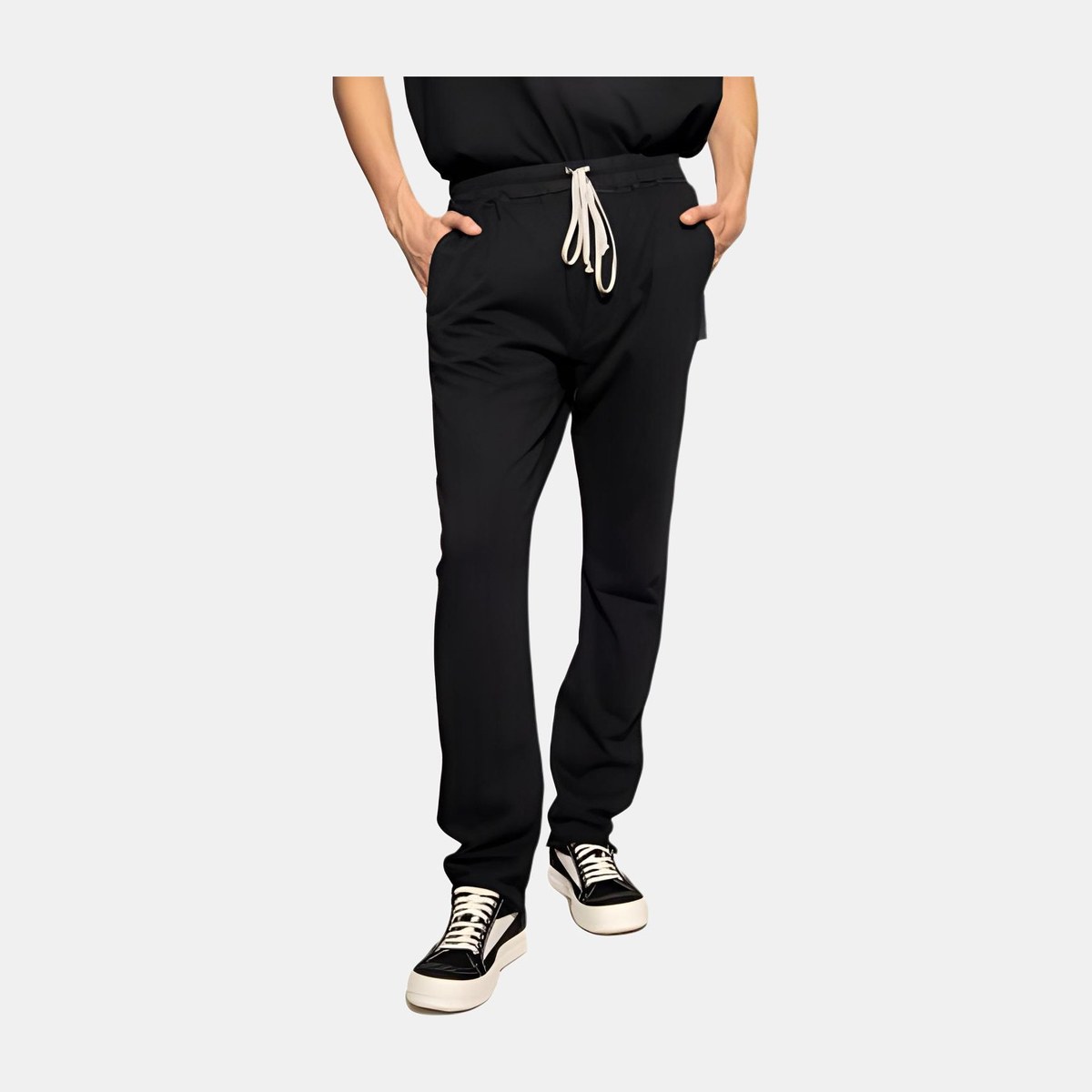 Rick Owens RO Drawstring Lounge Pants Black