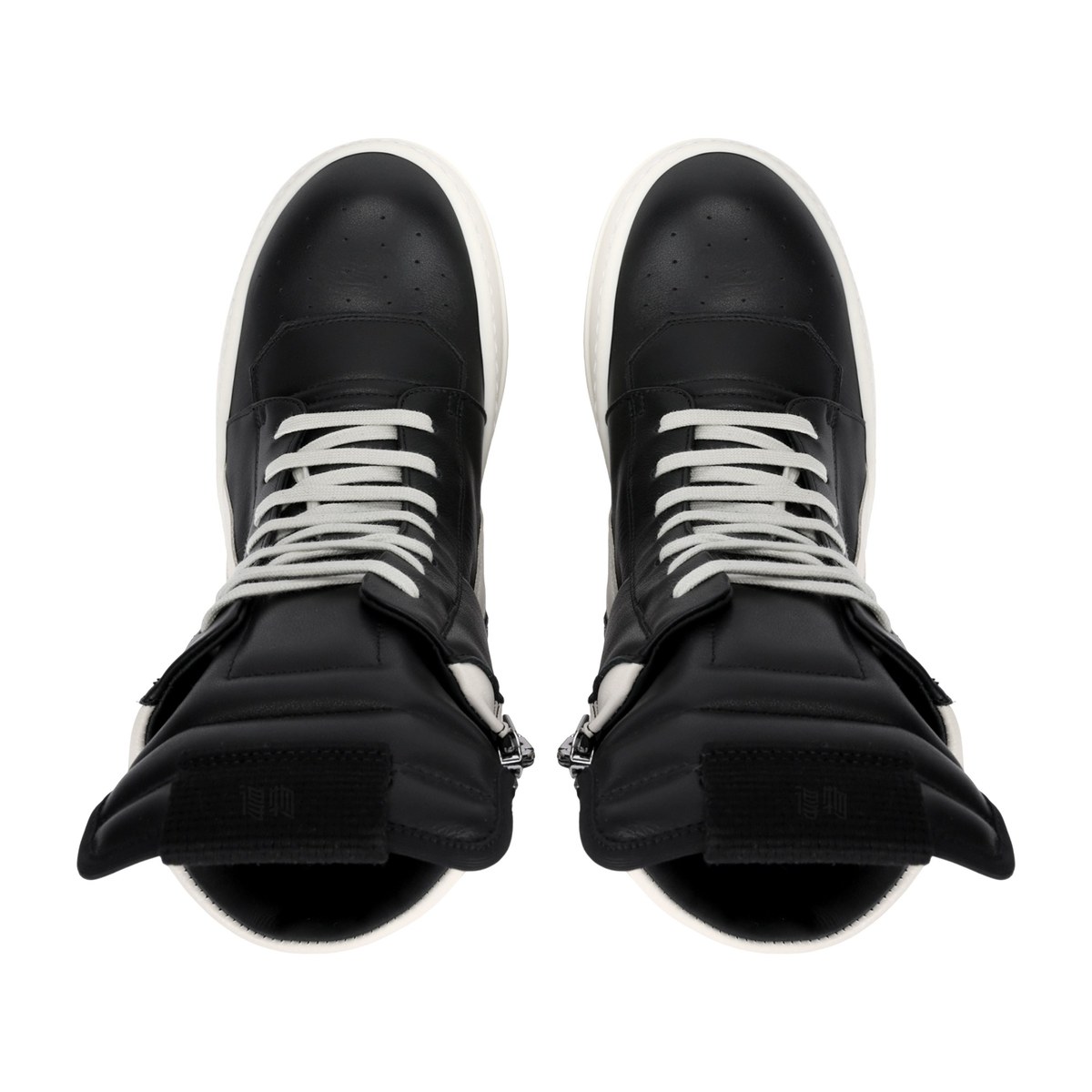 Rick Owens High Top Sneakers Black