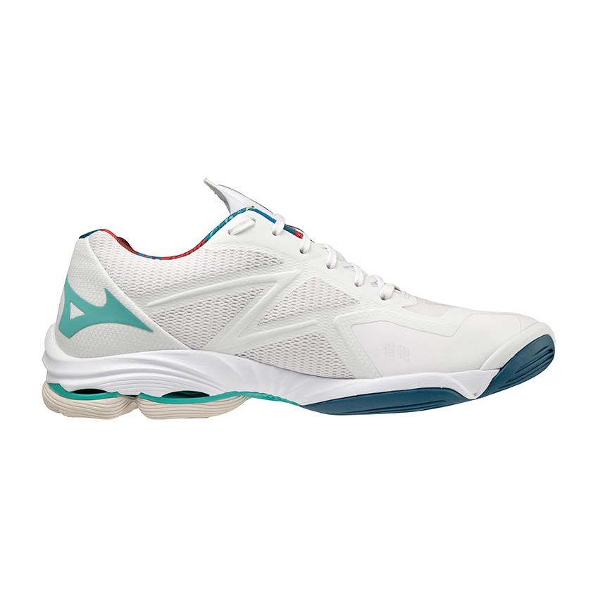 Mizuno Wave Lightning Z7 White Red Green
