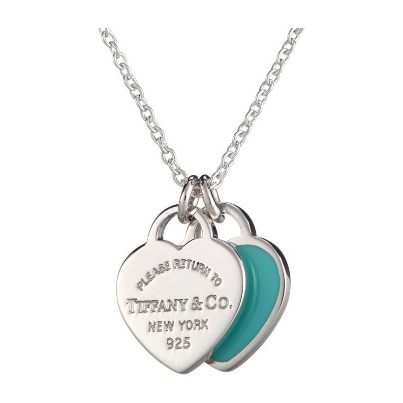 Tiffany & Co. Return to Tiffany Blue Enamel Pendant Necklace