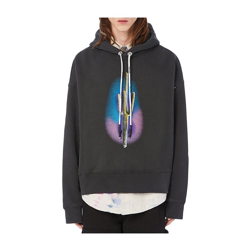 Palm Angels Cactus Hoodie Black