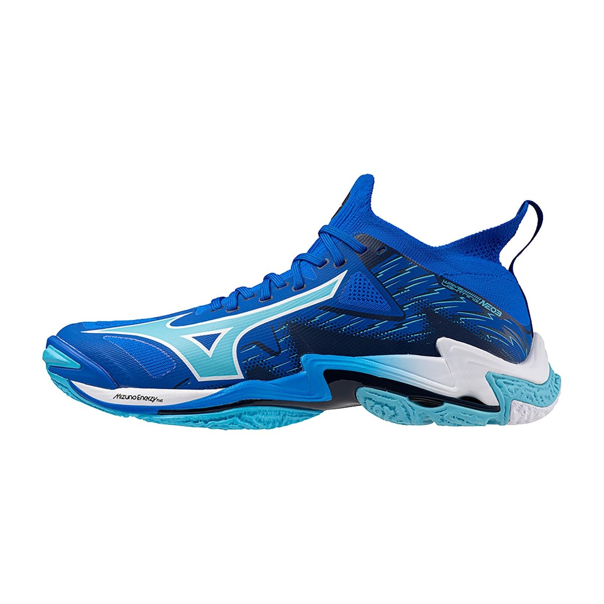 Mizuno Wave Lightning Neo 3 Blue White