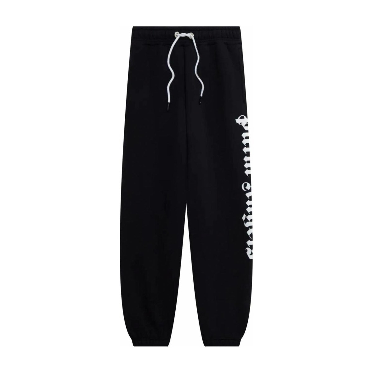 Palm Angels Logo Print Pants Black
