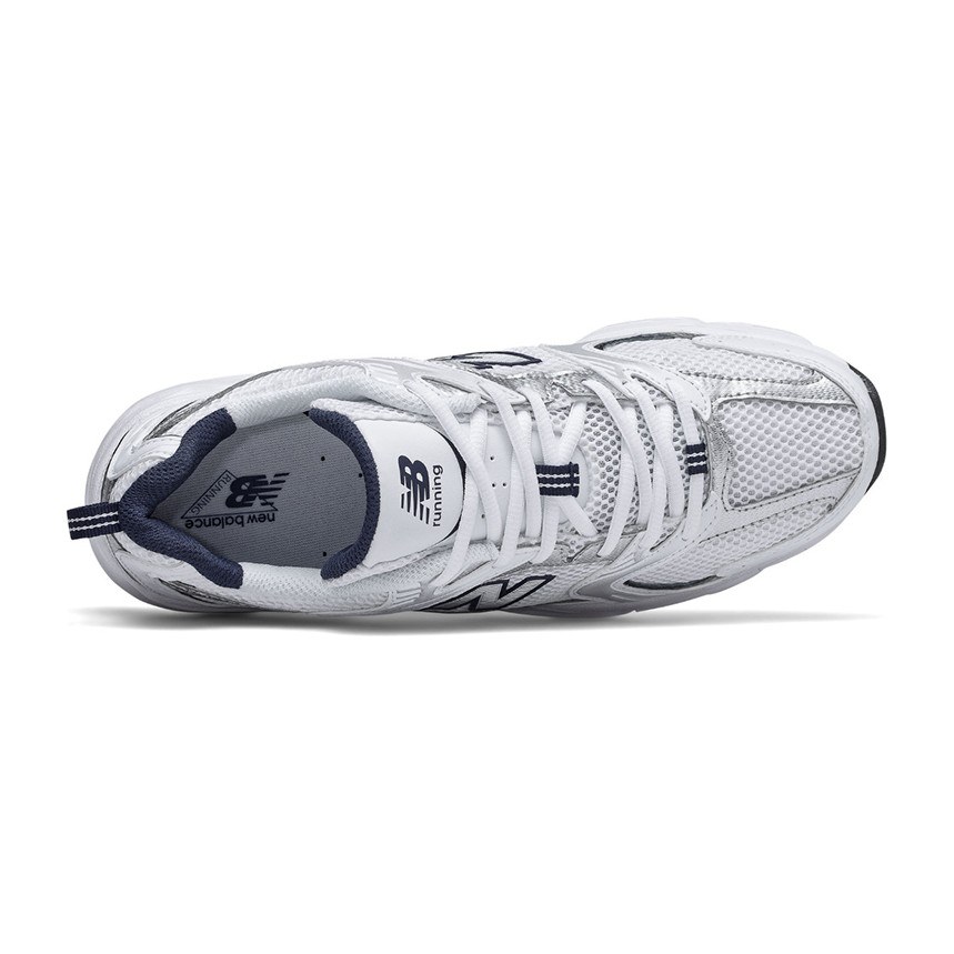 New Balance 530 White Silver Navy
