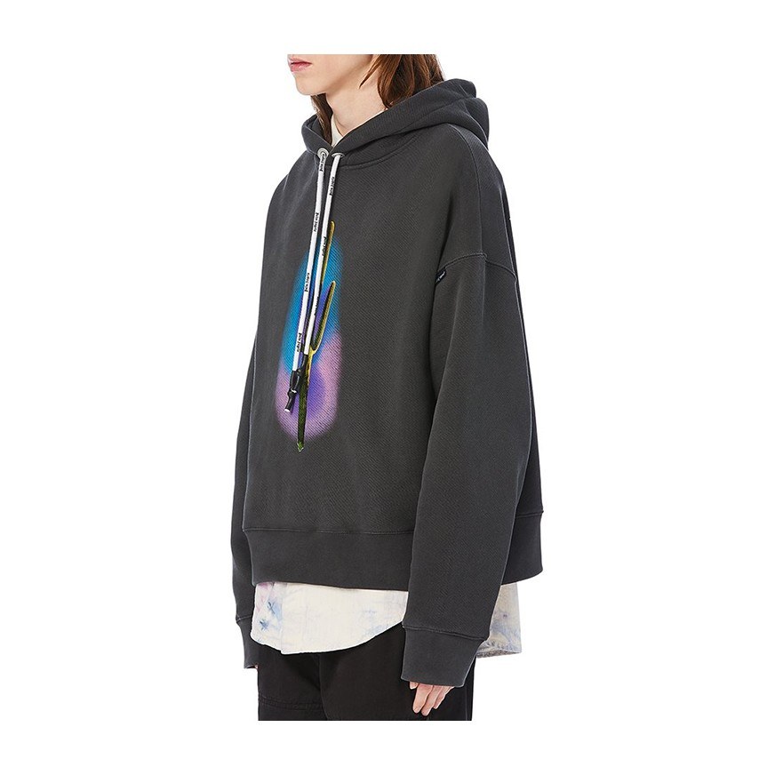 Palm Angels Cactus Hoodie Black