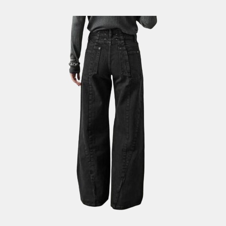 Maison Margiela Wide Leg High Waist Jeans