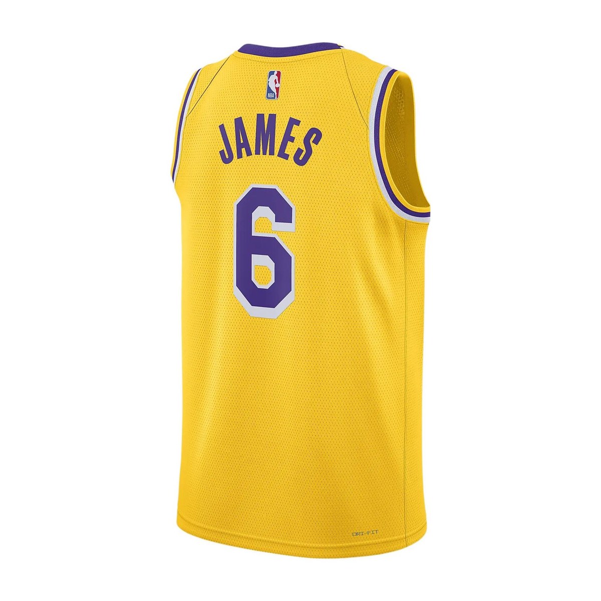 Nike Lakers LeBron 6 Fan Jersey Yellow