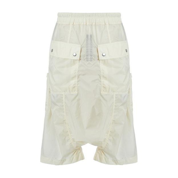Rick Owens DRKSHDW White Shorts