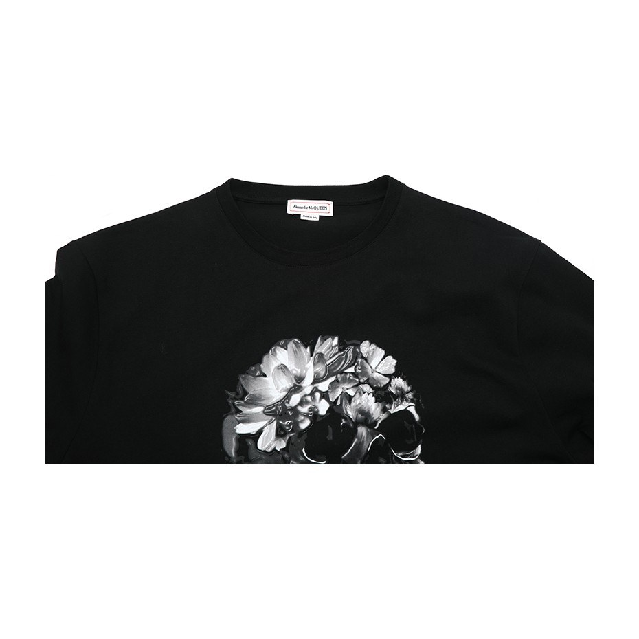 Alexander McQueen Skull Print Long Sleeve T-Shirt