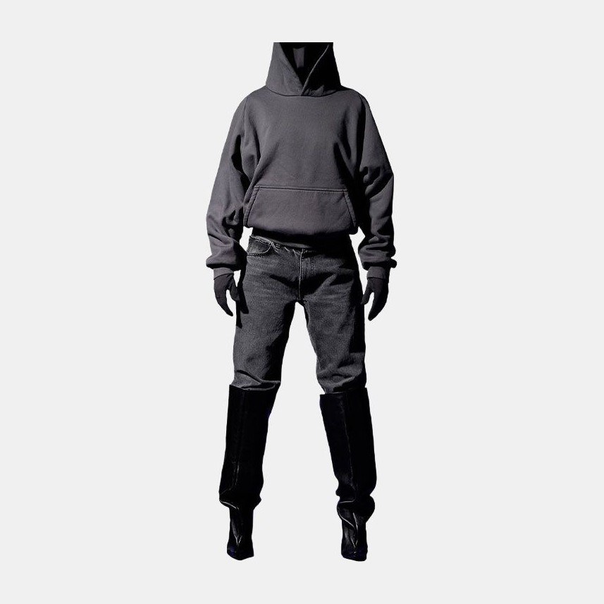 YEEZY x Gap x Balenciaga Logo Shrunken Hoodie