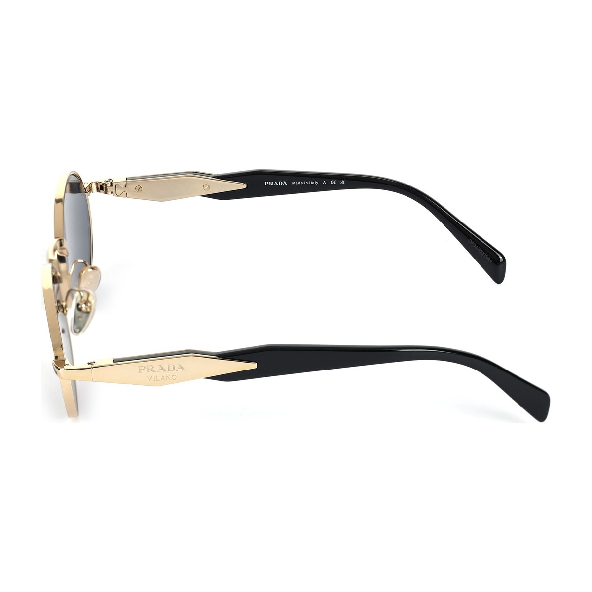 Prada Oval Sunglasses Gold