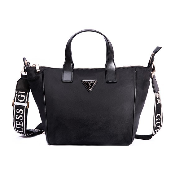 GUESS Nylon Tote Bag Black
