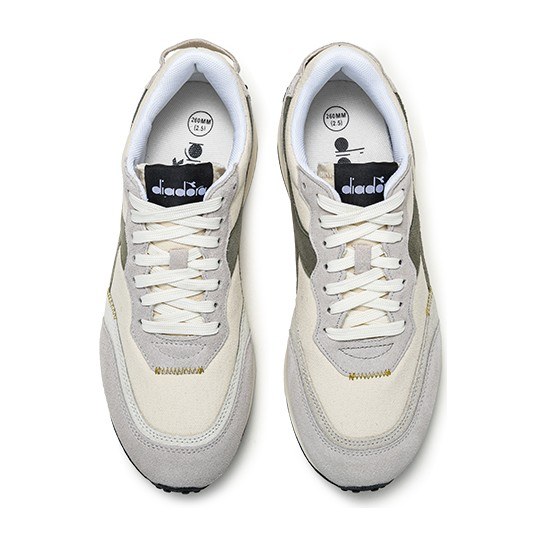 Diadora Race White Grey