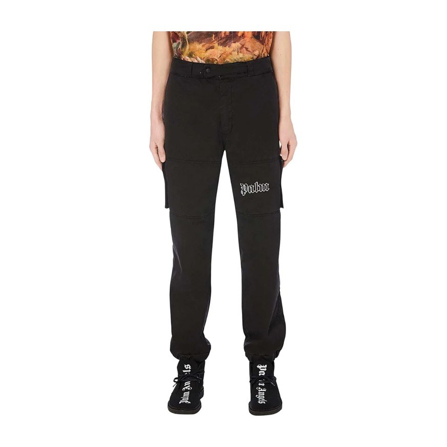 Palm Angels Cargo Pants Black