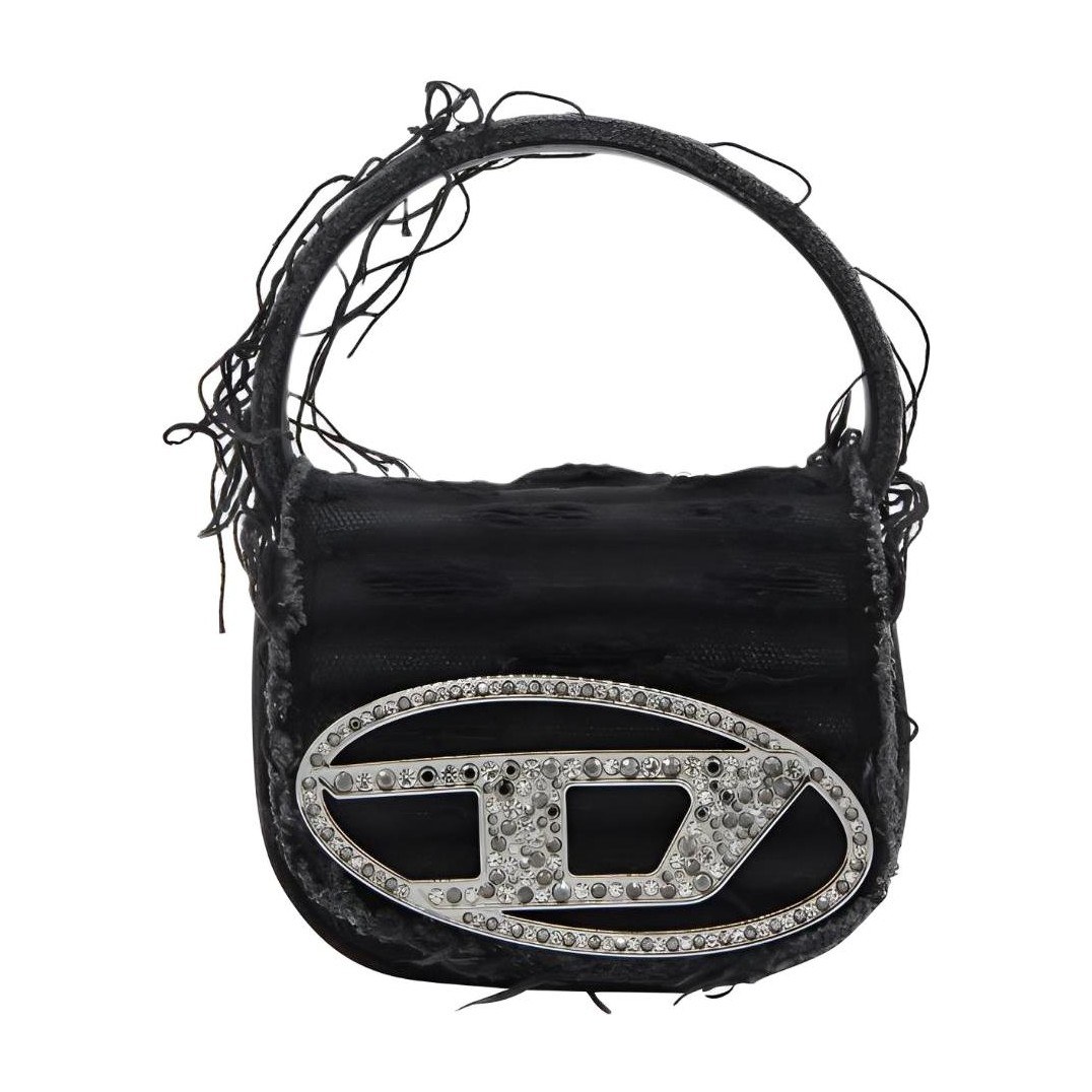 DIESEL Oval D Metal Plaque Bag