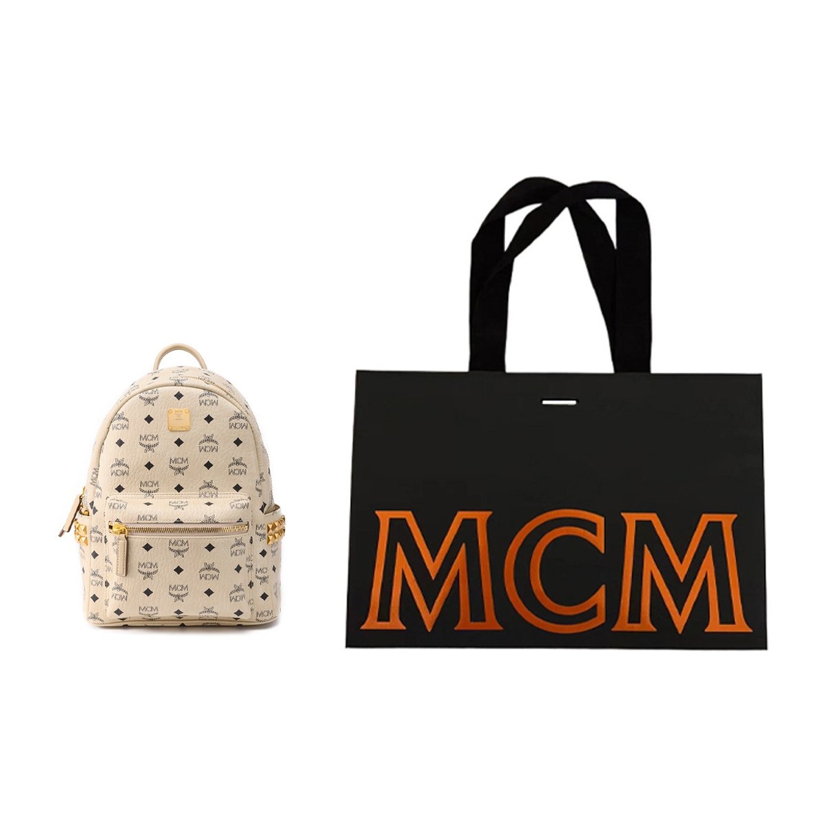 MCM Backpack Beige