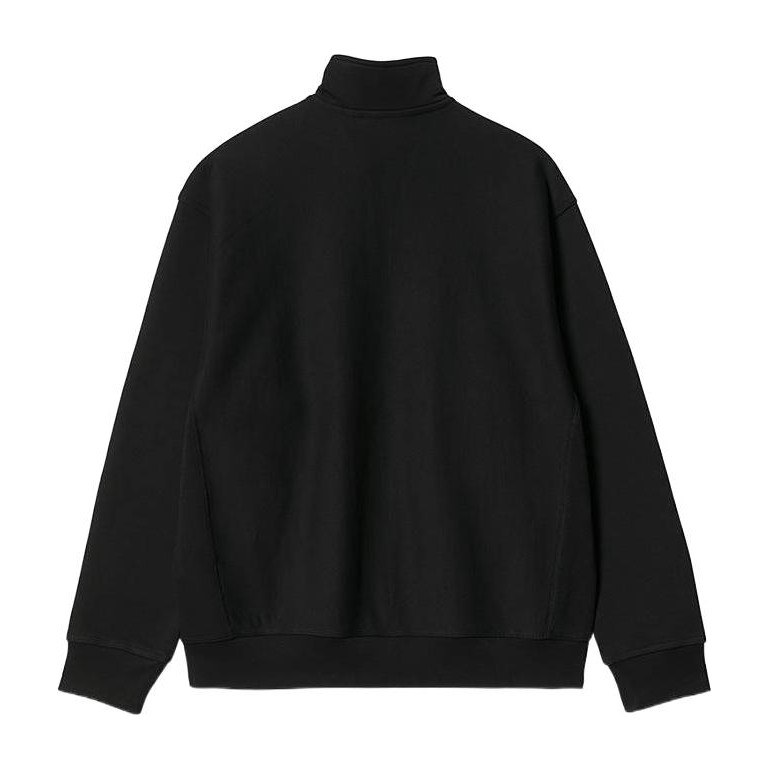Carhartt WIP Half Zip American Script Sweatshirt Black