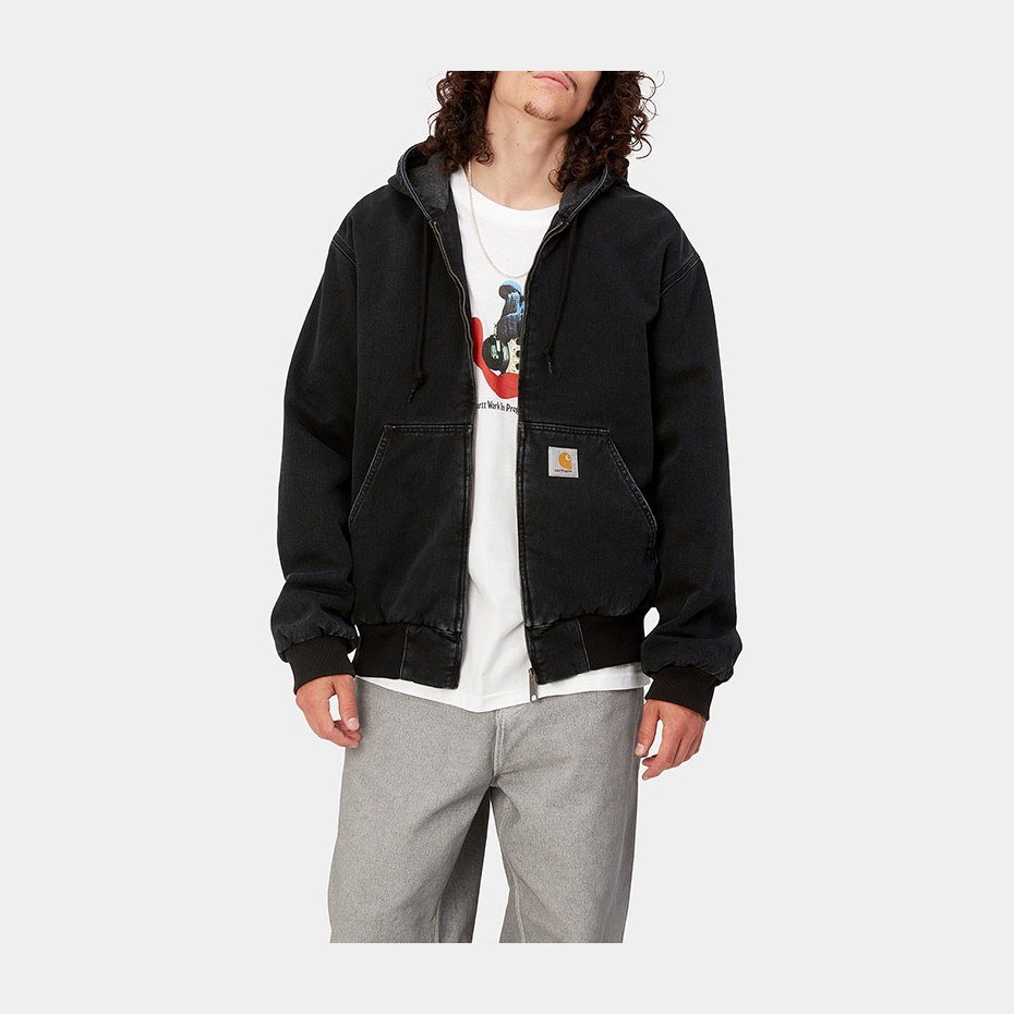 Carhartt WIP Active Jacket Stonewashed Black
