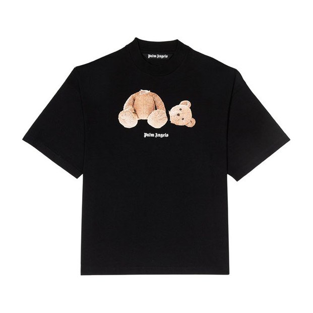 Palm Angels Decapitated Bear Logo T-Shirt Black