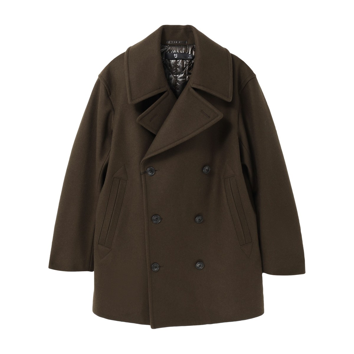 UNIQLO x Jil Sander FW20 Double-Breasted Coat Olive