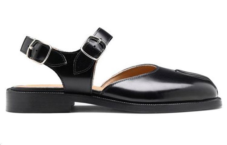 Maison Margiela Leather Casual Sneakers Black