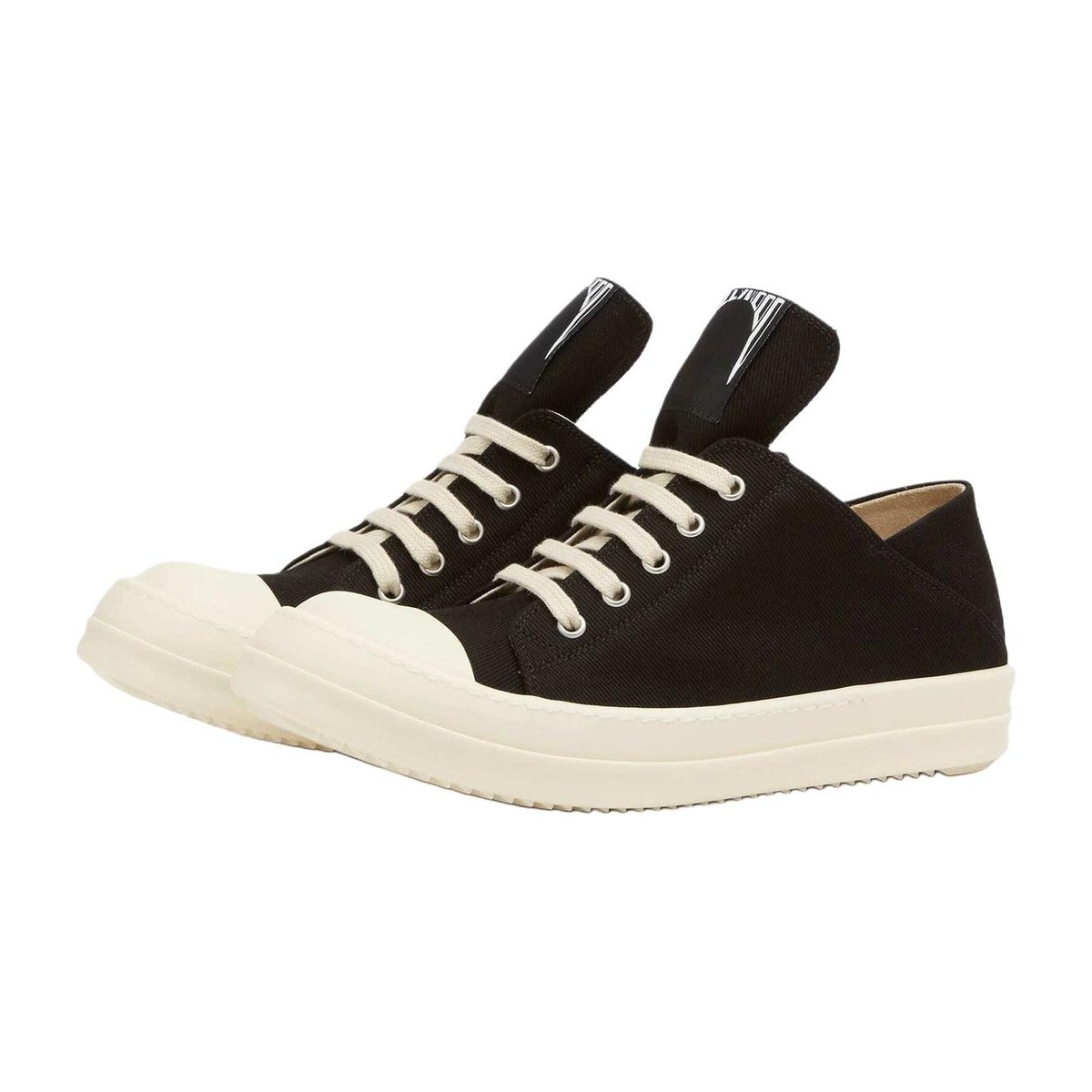 Rick Owens DRKSHDW Canvas Sneakers Black