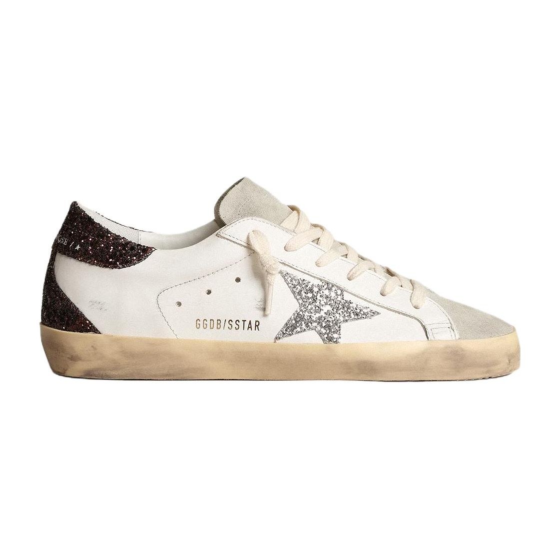 Golden Goose Super-Star White Distressed