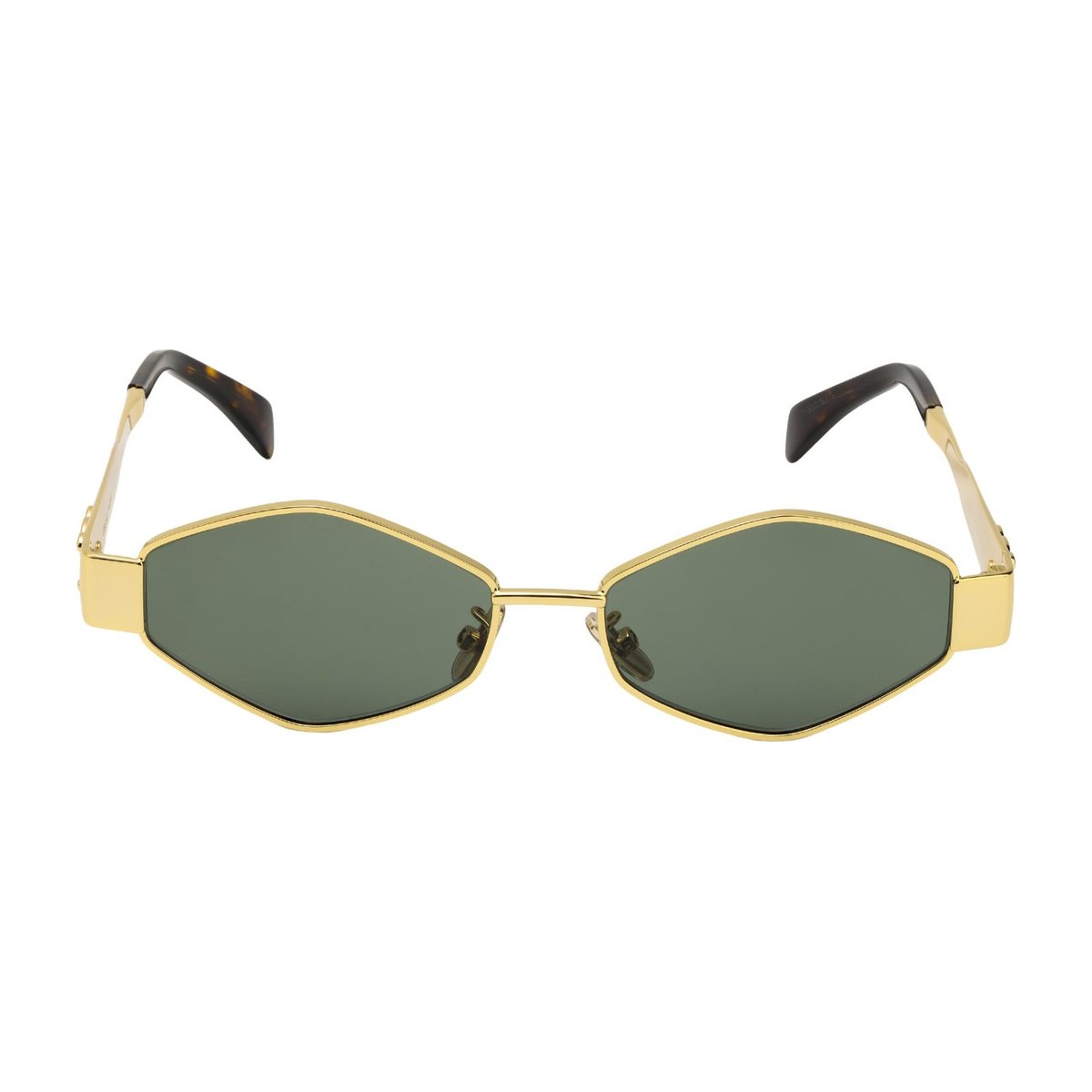 Celine Geometric Gold Sunglasses