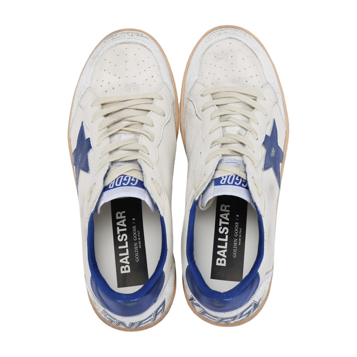 Golden Goose Ball Star White Blue