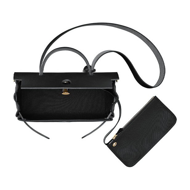 Hermes Herbag Zip 31 Black