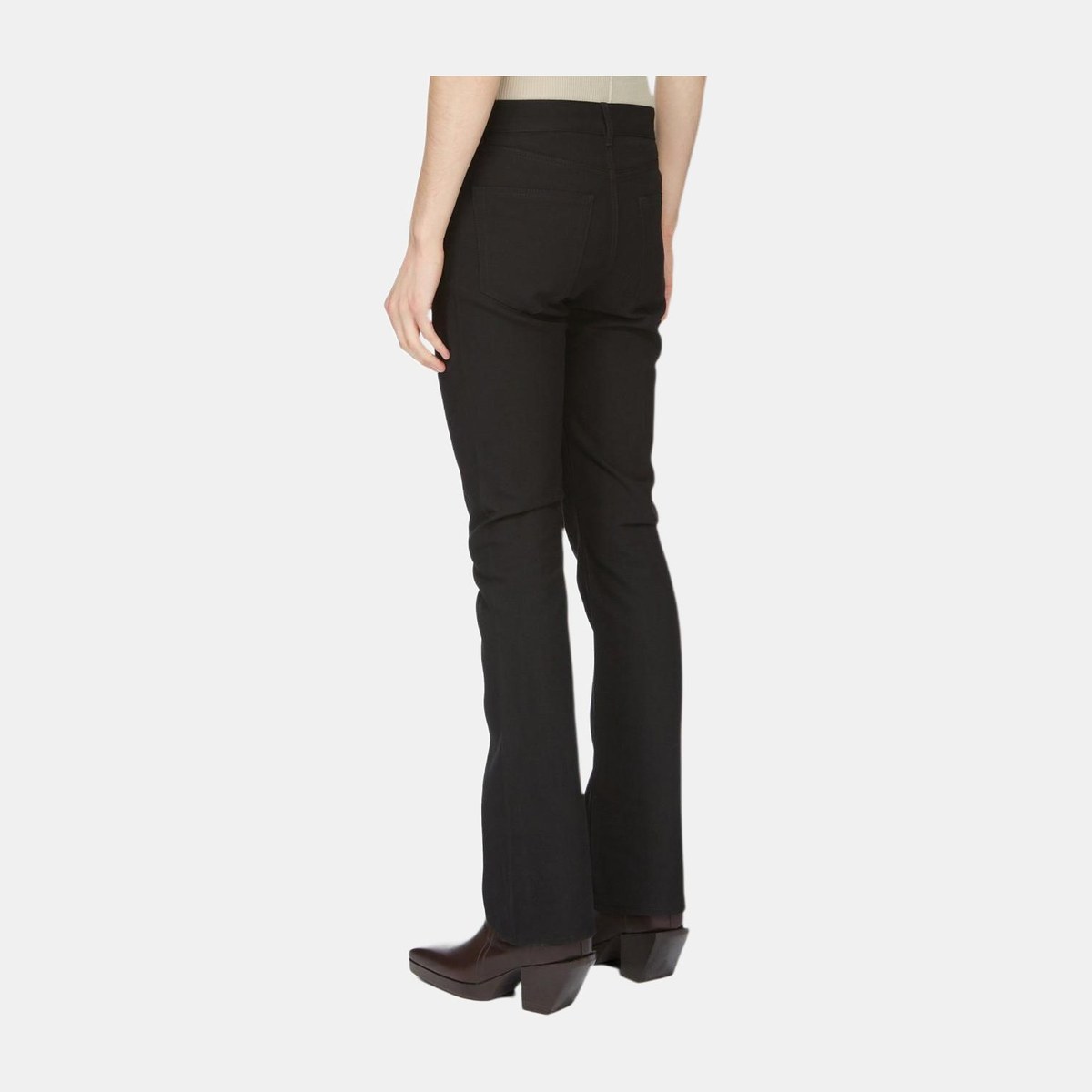 Rick Owens RO Mid-Rise Pocket Flared Pants Black